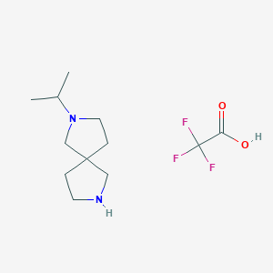 2-Propan-2-yl-2,7-diazaspiro[4.4]nonane;2,2,2-trifluoroacetic acid