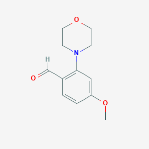 4-Methoxy-2-morpholinobenzaldehyde