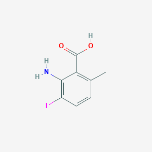 2-Amino-3-iodo-6-methylbenzoic acid