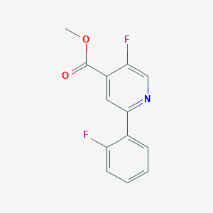 Methyl 5-fluoro-2-(2-fluorophenyl)isonicotinate