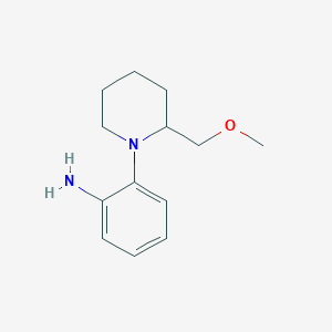 molecular formula C13H20N2O B1476944 2-(2-(Methoxymethyl)piperidin-1-yl)aniline CAS No. 1997803-31-2