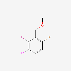 1-Bromo-3-fluoro-4-iodo-2-(methoxymethyl)benzene