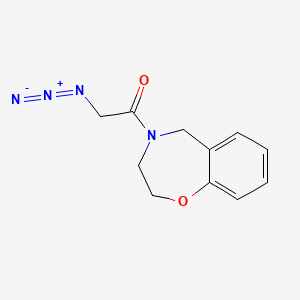 molecular formula C11H12N4O2 B1476952 2-azido-1-(2,3-dihydrobenzo[f][1,4]oxazepin-4(5H)-yl)ethan-1-one CAS No. 2097995-84-9