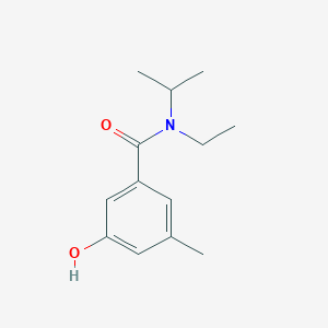 molecular formula C13H19NO2 B14769529 N-Ethyl-3-hydroxy-N-isopropyl-5-methylbenzamide 