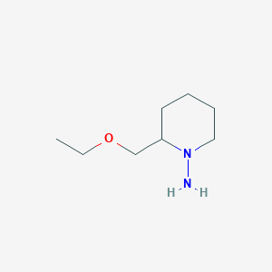 molecular formula C8H18N2O B1476958 2-(Ethoxymethyl)piperidin-1-amine CAS No. 1934405-87-4