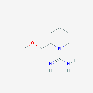 molecular formula C8H17N3O B1476979 2-(Methoxymethyl)piperidine-1-carboximidamide CAS No. 1936255-57-0