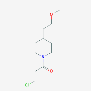 3-Chloro-1-(4-(2-methoxyethyl)piperidin-1-yl)propan-1-one