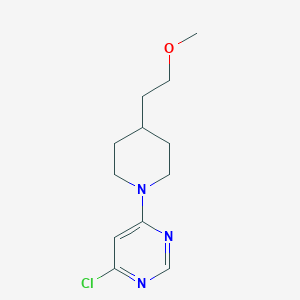 molecular formula C12H18ClN3O B1476988 4-Chloro-6-(4-(2-méthoxyéthyl)pipéridin-1-yl)pyrimidine CAS No. 2098124-30-0