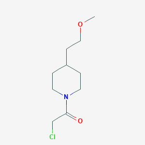 2-Chloro-1-(4-(2-methoxyethyl)piperidin-1-yl)ethan-1-one