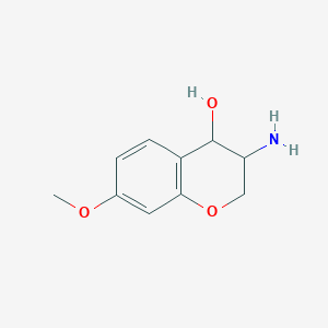 3-amino-7-methoxy-3,4-dihydro-2H-chromen-4-ol