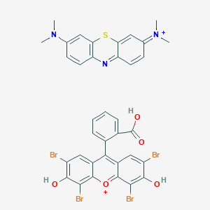 molecular formula C36H27Br4N3O5S+2 B147700 瑞特染色液，生物学 CAS No. 68988-92-1