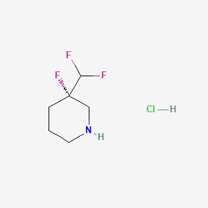 (S)-3-(Difluoromethyl)-3-fluoropiperidine hydrochloride