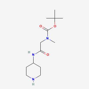 Tert-butyl methyl(2-oxo-2-(piperidin-4-ylamino)ethyl)carbamate