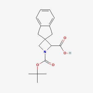 1-Tert-butoxycarbonylspiro[azetidine-3,2'-indane]-2-carboxylic acid