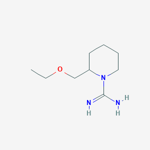 molecular formula C9H19N3O B1477005 2-(乙氧甲基)哌啶-1-甲酰亚胺胺 CAS No. 1995663-08-5