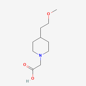 2-(4-(2-Methoxyethyl)piperidin-1-yl)acetic acid
