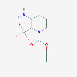 tert-Butyl 3-amino-2-(trifluoromethyl)piperidine-1-carboxylate