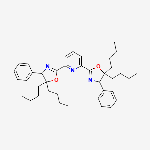 2,6-bis[(4R)-5,5-dibutyl-4-phenyl-4,5-dihydro-1,3-oxazol-2-yl]pyridine