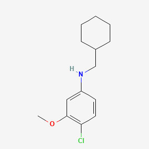 4-Chloro-N-(cyclohexylmethyl)-3-methoxyaniline