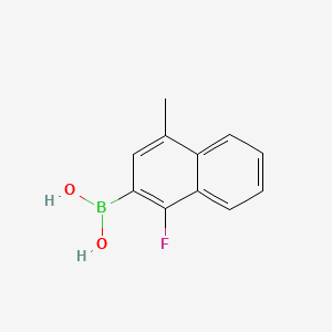 (1-Fluoro-4-methylnaphthalen-2-yl)boronic acid