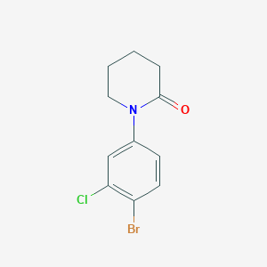 1-(4-Bromo-3-chlorophenyl)piperidin-2-one