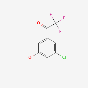 1-(3-Chloro-5-methoxyphenyl)-2,2,2-trifluoroethanone