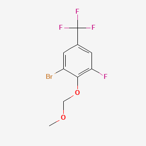 1-Bromo-3-fluoro-2-(methoxymethoxy)-5-(trifluoromethyl)benzene