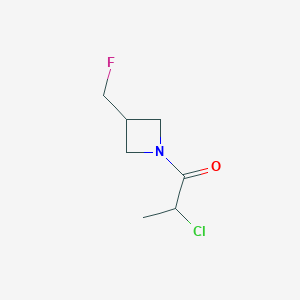 molecular formula C7H11ClFNO B1477018 1-(3-(Fluorometil)azetidin-1-il)-2-cloropropan-1-ona CAS No. 2092798-64-4