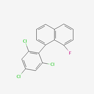 1-Fluoro-8-(2,4,6-trichlorophenyl)naphthalene