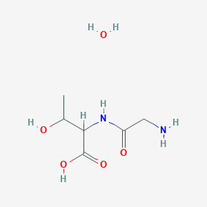 2-(2-Aminoacetamido)-3-hydroxybutanoic acid hydrate