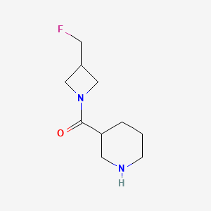 molecular formula C10H17FN2O B1477019 (3-(フルオロメチル)アゼチジン-1-イル)(ピペリジン-3-イル)メタノン CAS No. 2092549-17-0