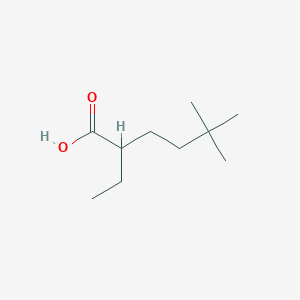 molecular formula C10H20O2 B14770233 2-Ethyl-5,5-dimethylhexanoic acid 