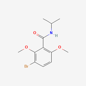 molecular formula C12H16BrNO3 B14770246 3-bromo-N-isopropyl-2,6-dimethoxybenzamide 