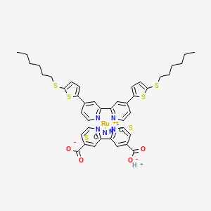 molecular formula C44H43N6O4RuS6- B14770298 CID 163323441 