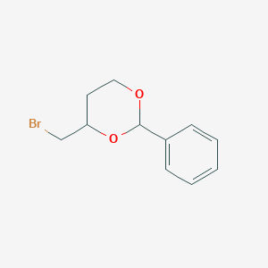 molecular formula C11H13BrO2 B14770332 (4S)-4-Bromomethyl-2-phenyl-1,3-dioxane 