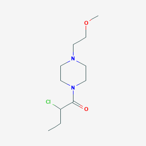 molecular formula C11H21ClN2O2 B1477036 2-氯-1-(4-(2-甲氧基乙基)哌嗪-1-基)丁酮 CAS No. 2098082-66-5