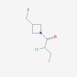 molecular formula C8H13ClFNO B1477038 2-Chloro-1-(3-(fluoromethyl)azetidin-1-yl)butan-1-one CAS No. 2092256-20-5