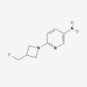 molecular formula C9H12FN3 B1477041 6-(3-(Fluoromethyl)azetidin-1-yl)pyridin-3-amine CAS No. 2092549-64-7