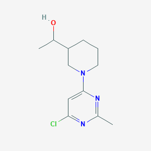 1-(1-(6-Chloro-2-methylpyrimidin-4-yl)piperidin-3-yl)ethan-1-ol