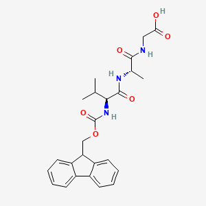 molecular formula C25H29N3O6 B14770449 Fmoc-Val-Ala-Gly-OH 