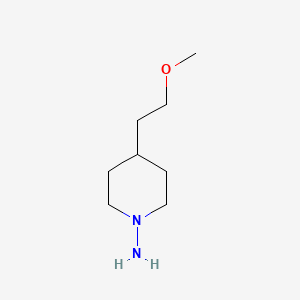 4-(2-Methoxyethyl)piperidin-1-amine