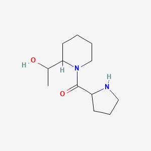 2-(1-Hydroxyethyl)-1-prolylpiperidine