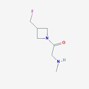 molecular formula C7H13FN2O B1477051 1-(3-(Fluoromethyl)azetidin-1-yl)-2-(methylamino)ethan-1-one CAS No. 2091621-25-7