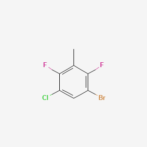 1-Bromo-5-chloro-2,4-difluoro-3-methylbenzene