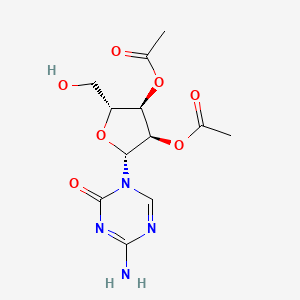 (2R,3R,4R,5R)-2-(4-Amino-2-oxo-1,3,5-triazin-1(2H)-yl)-5-(hydroxymethyl)tetrahydrofuran-3,4-diyl diacetate