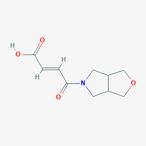 molecular formula C10H13NO4 B1477058 (E)-4-oxo-4-(tetrahydro-1H-furo[3,4-c]pyrrol-5(3H)-yl)but-2-enoic acid CAS No. 2098157-20-9