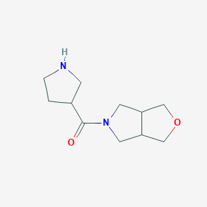 pyrrolidin-3-yl(tetrahydro-1H-furo[3,4-c]pyrrol-5(3H)-yl)methanone