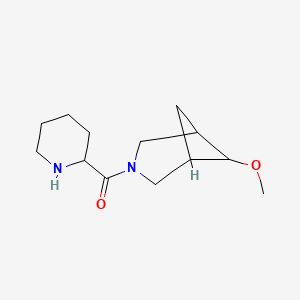 (6-Methoxy-3-azabicyclo[3.1.1]heptan-3-yl)(piperidin-2-yl)methanone