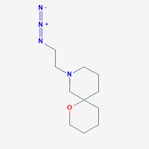 molecular formula C11H20N4O B1477064 8-(2-Azidoethyl)-1-oxa-8-azaspiro[5.5]undecane CAS No. 2098048-14-5