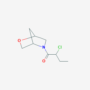 molecular formula C9H14ClNO2 B1477065 1-(2-Oxa-5-azabicyclo[2.2.1]heptan-5-yl)-2-chlorobutan-1-one CAS No. 2097954-39-5